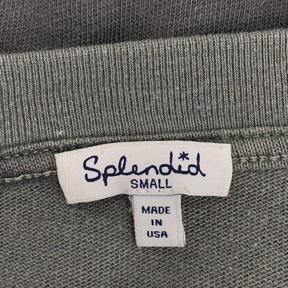 Splendid Green Camouflage Sweater Dress | Made in USA - Picture 3 of 6